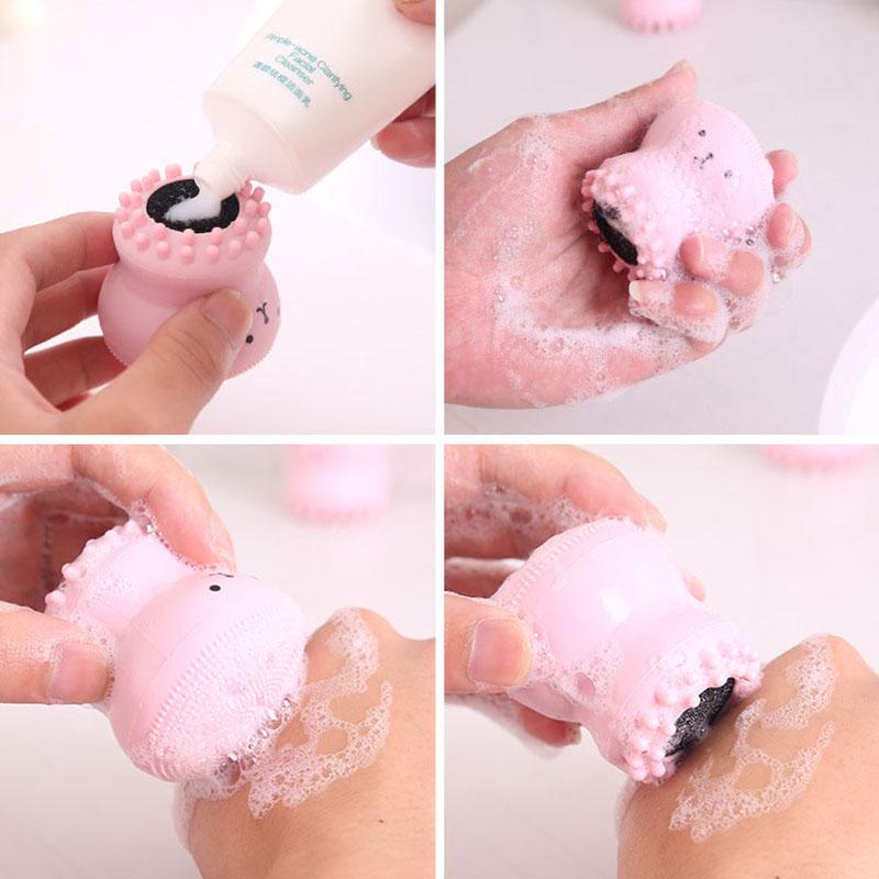 Octopus Bubble Facial Cleansing Brush