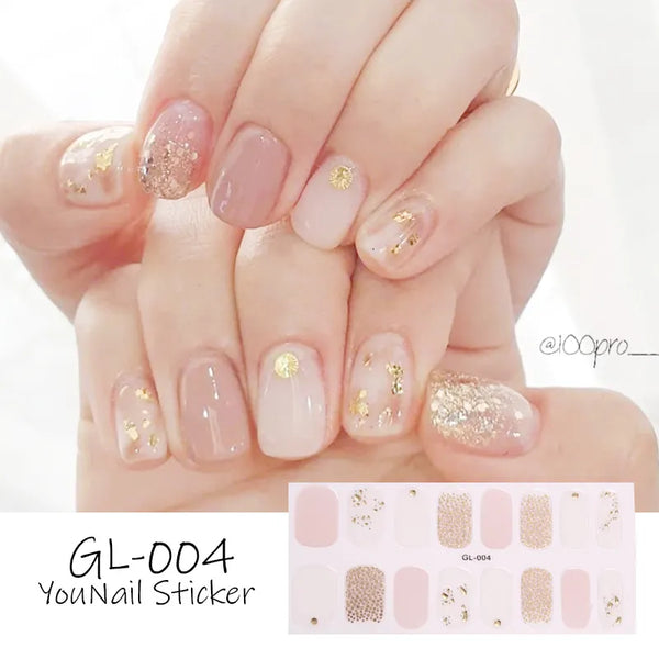 16 Tips/Sheet Glitter DIY Manicure - MysticBloom Beauty