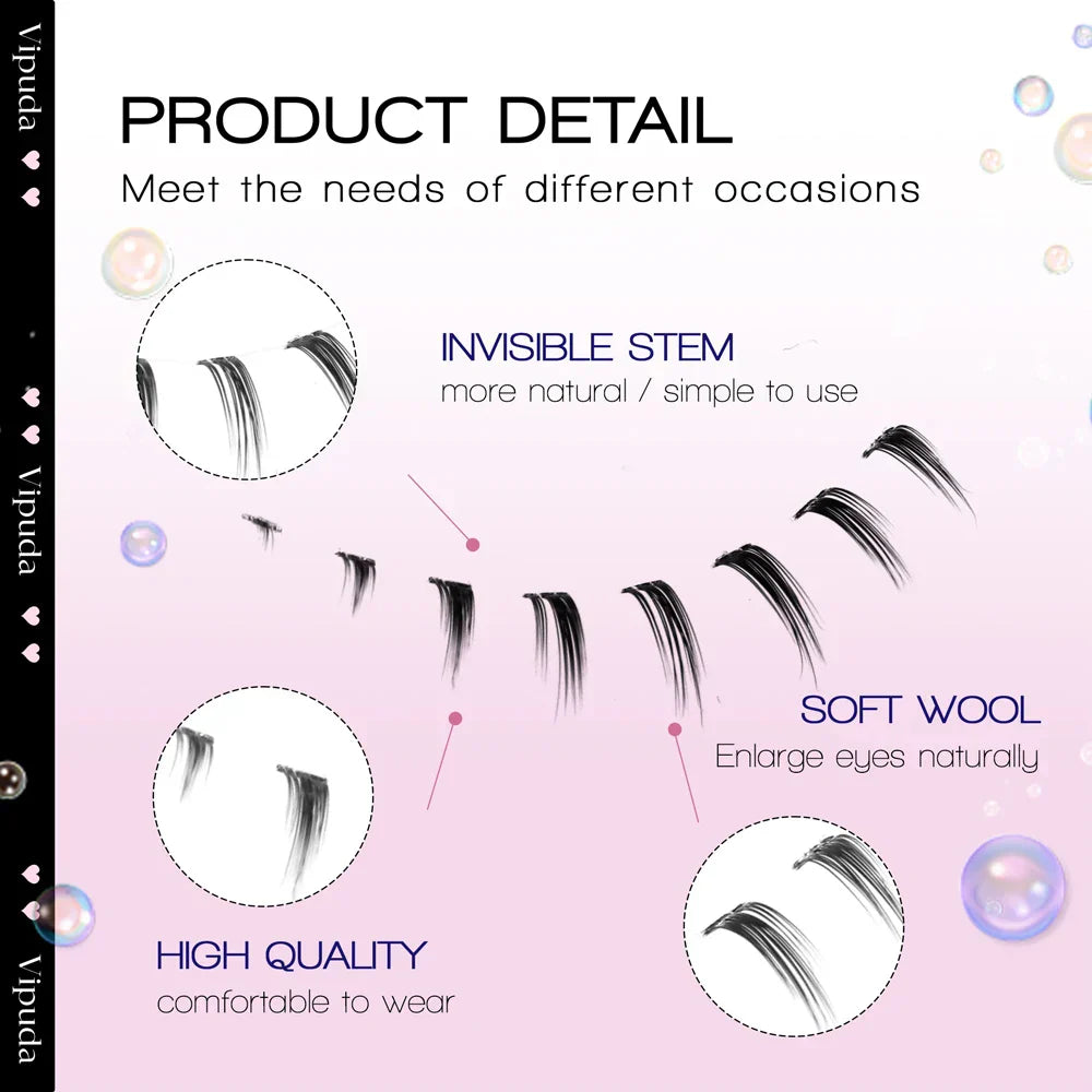 10 Pairs Lower Eyelashes Pack