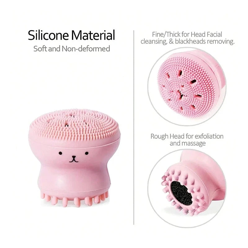 Octopus Bubble Facial Cleansing Brush