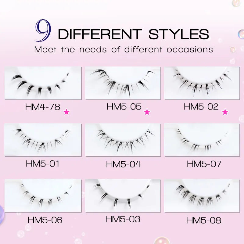 10 Pairs Lower Eyelashes Pack